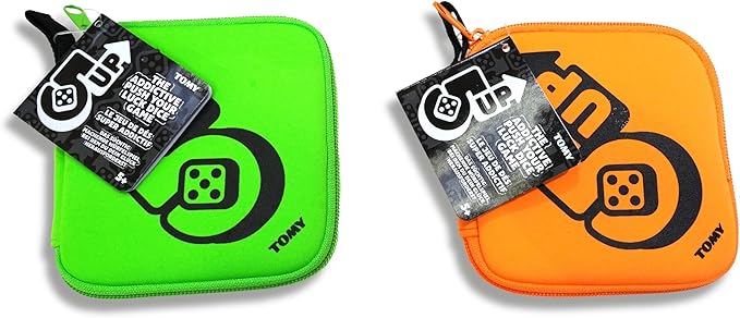 TOMY Games 5 UP Dice Game - The Push Your Luck Dice Game for Kid and Adult Games - Family Games and Stocking Stuffers for Kids - Fast Paced Dice for Christmas Games Family Game Night - 2 to 4 Players