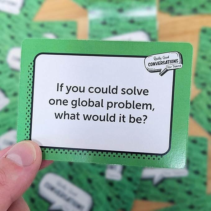 for Teens - Conversation Cards Game for Teenagers, Parents & Teachers, Build Emotional Maturity, Future Planning, Goal Setting, Effective Communication