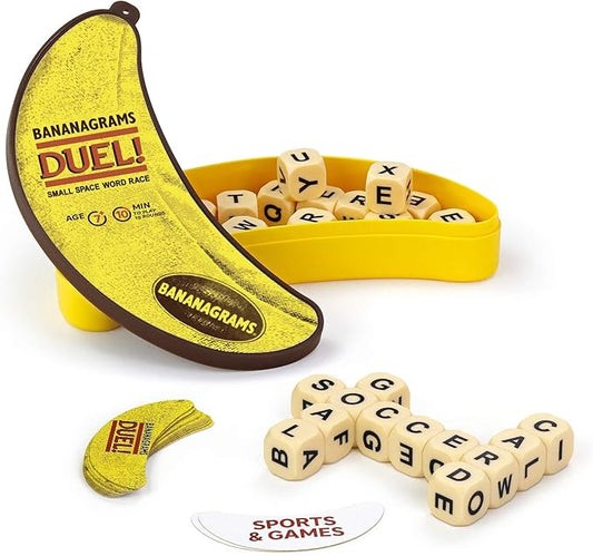 Bananagrams Duel: Ultimate 2 Player Travel Game | Small Space Word Race
