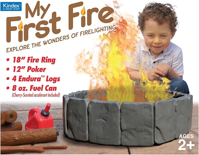 Prank-O My First Fire Prank Gift Box – Empty Box for Wrapping Real Presents – Hilarious Fake Packaging for Birthdays, Christmas, and Holidays – Fun Gag Gift Box for Men, Women, and Kids