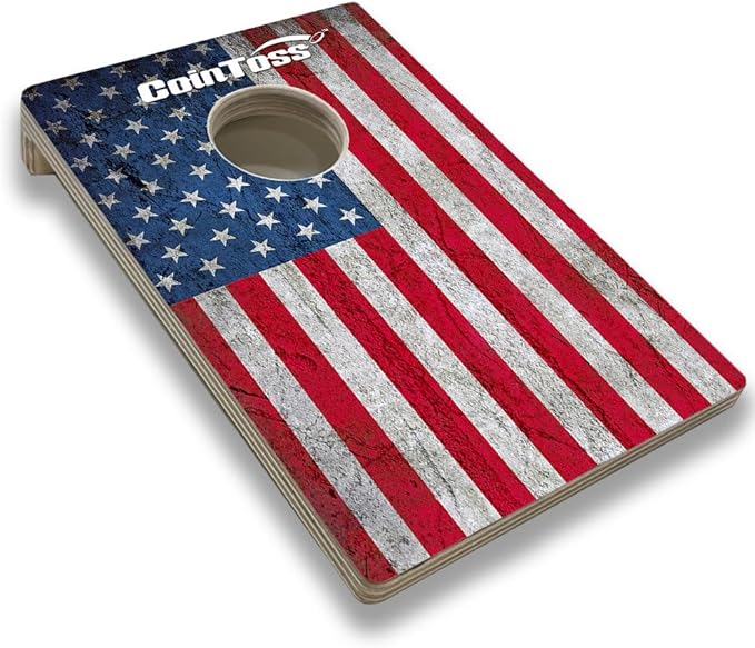 CoinToss Boards - USA Flag - The Game Where Quarters Meets Cornhole
