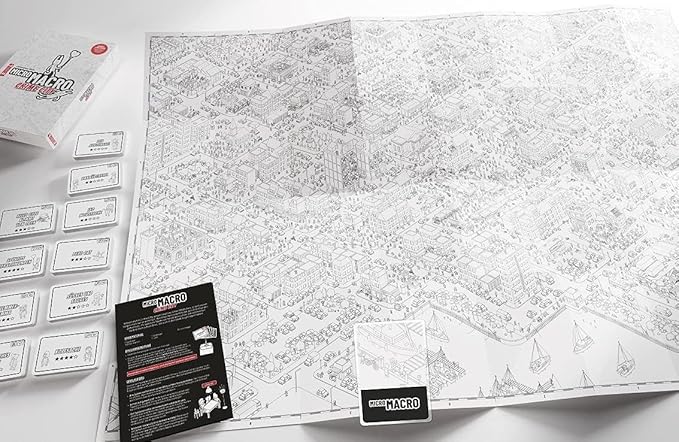 MicroMacro: Crime City - Board Game by Pegasus Spiele 1-4 Players – 15-45 Minutes of Gameplay – for Family Game Night – Kids and Adults Ages 12+ - English Version