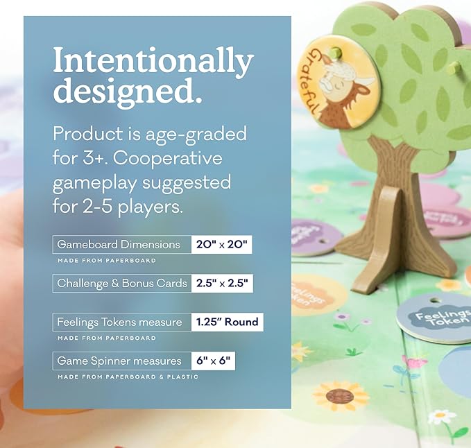 Slumberkins Feelings Adventure Board Game - Cooperative Game for Kids, Parents & Teachers