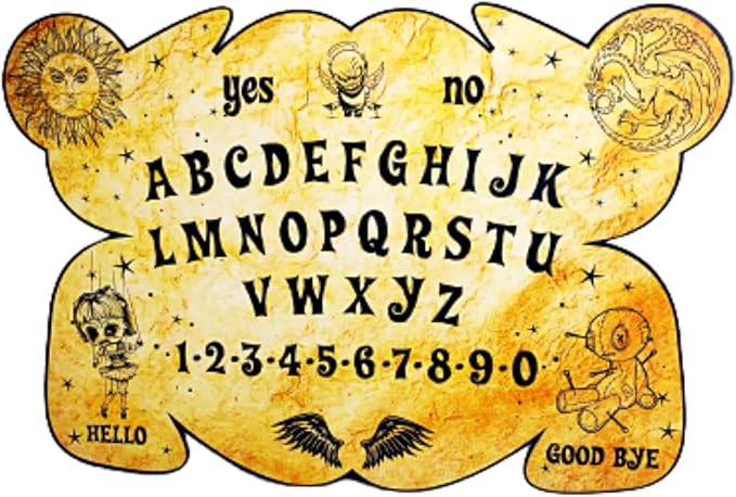 Spirit Game for Spirit Hunt with Planchette and Detailed Instruction 26x38cm Playing Board and Guide Book