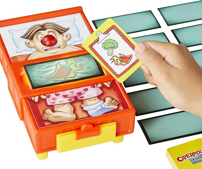 Hasbro Gaming Operation X-Ray Match Up Board Game for 2 or More Players, Matching Game for Kids Ages 4 and Up, with Lights and Sounds