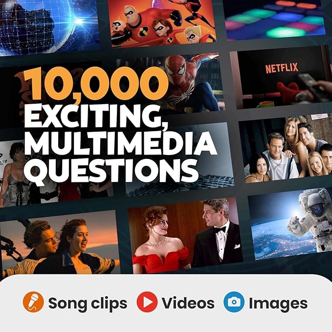 Outsmarted - The Live Quiz Show - 2025 Version + Kids vs Adults Multipack - Remote Board Games - More Than 10000 Questions and Updates, Family Game Night - Games for Adults, Teens and Kids - Ages 8+