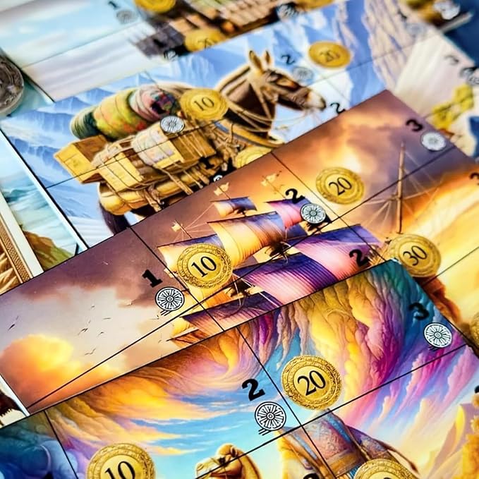 Trade and Triumph Board Game – Strategy Game of Medieval Trade and Resource Management | for Adults and Family | Ages 13+, 2-4 Players, 60-90 Minutes