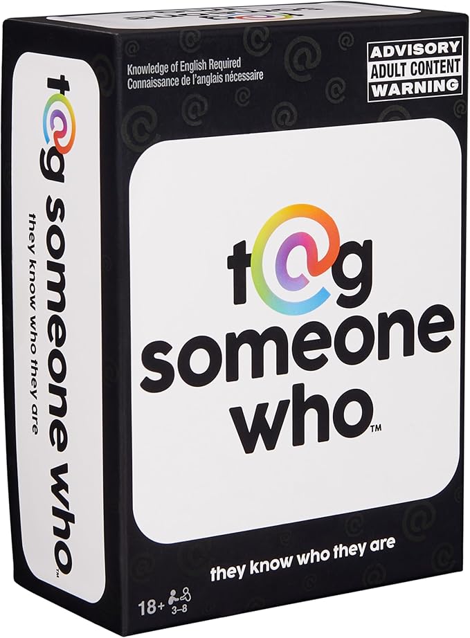 Spin Master Games, Tag Someone Who Viral Hit Adult Party Game for Bachelorette Parties, College, Birthday & More, for Adults & Teens Ages 18+