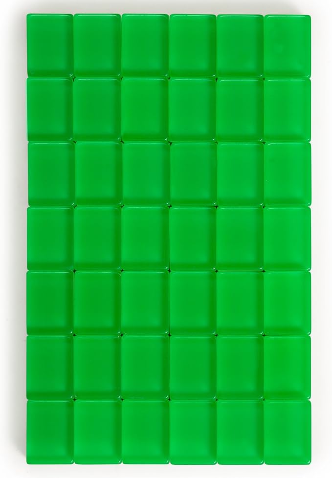 Yellow Mountain Imports Classic Chinese Mahjong Game Set, Emerald with 148 Medium-Size Translucent Green Tiles and Wooden Case
