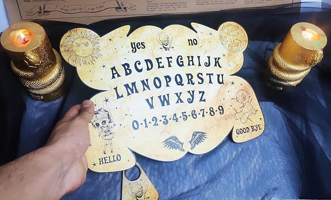 Spirit Game for Spirit Hunt with Planchette and Detailed Instruction 26x38cm Playing Board and Guide Book