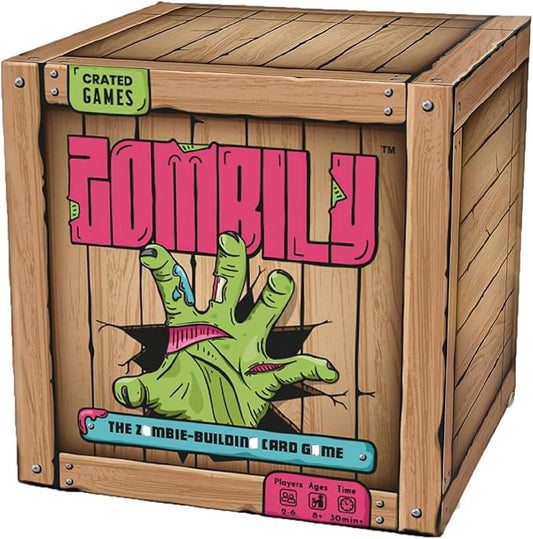 ZOMBILY Family Card Game, Zombie Building Party Game, Easy to Learn, Fun for Game Night