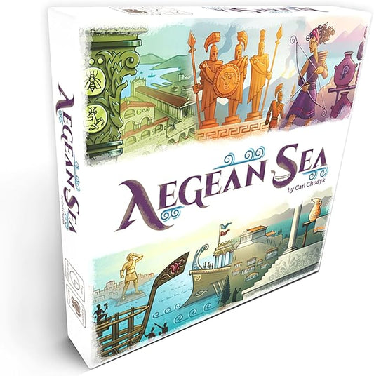 Asmadi Games: Aegean Sea - Strategy Card Game, Take Charge of Ancient Peoples, Ages 14+, 2-5 Players, 20 Min Per Player