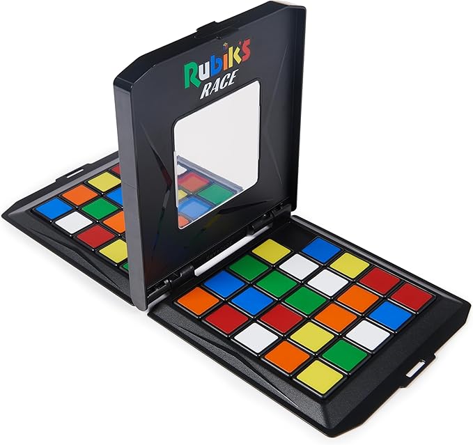Rubik’s Cube, Rubik's Race Ace Edition, Classic Fast-Paced Puzzle Strategy Sequence Board Game, 2 Players, for Ages 7 & Up