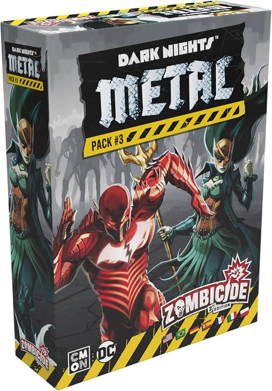 Zombicide Dark Night Metal Pack #3 - Confront Interdimensional Horrors with The Justice League! Cooperative Strategy Board Game, Ages 14+, 1-6 Players, 60 Minute Playtime, Made by CMON
