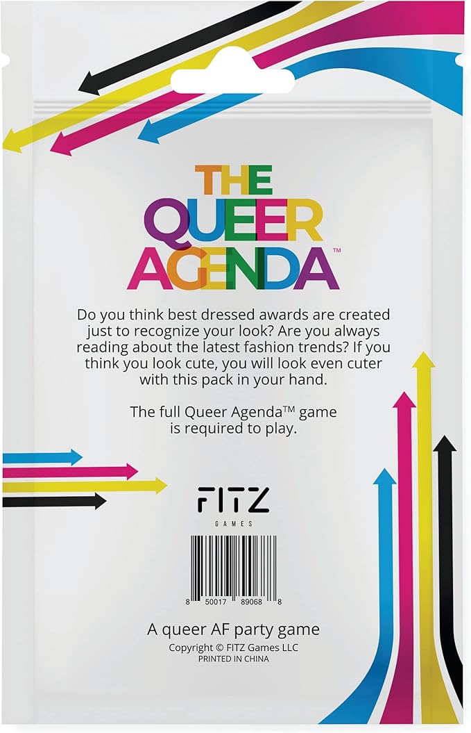 FITZ The Queer Agenda Card Game Expansion Packs - for Ages 17+ (Fashion)