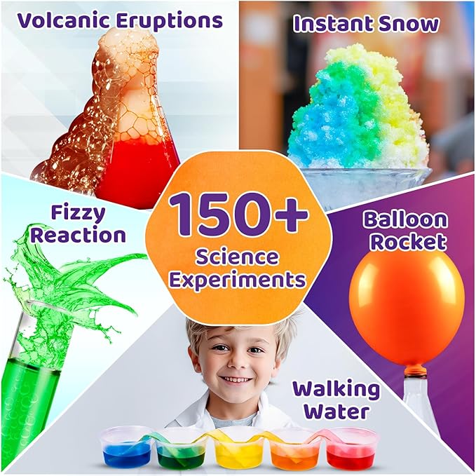 Smartivity Legendary Mega 150 Science Experiment Kit for Kids, Smart Birthday Gifts, Educational Science Experiments for Boys & Girls, STEM Toys for Learning & Fun for Age 6, 7, 8, 9, 10, 11, 12, 14