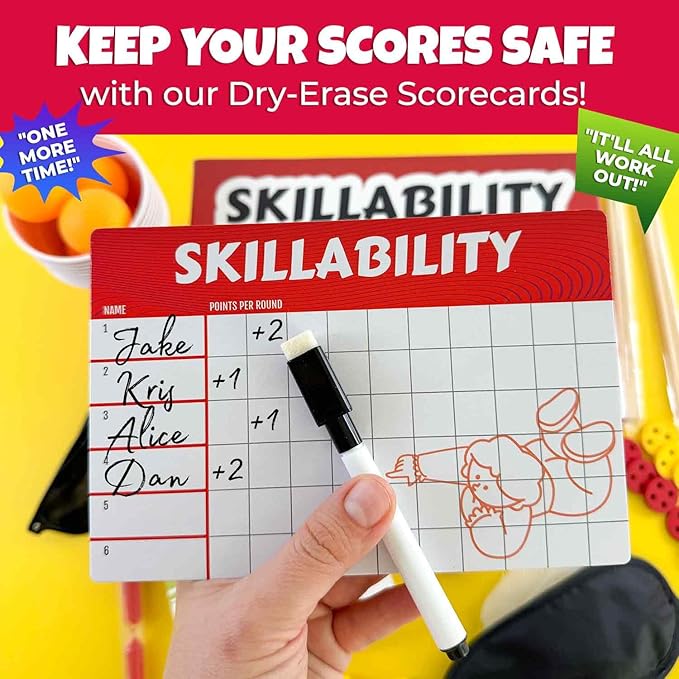 QUOKKA Family Game for Kids and Adults - 250 Unique Cards with Fun and Challenge Tasks Perfect for Game Nights, Party, TeamBuilding - Includes Reusable Props, Special Dice, Interactive Gameplay