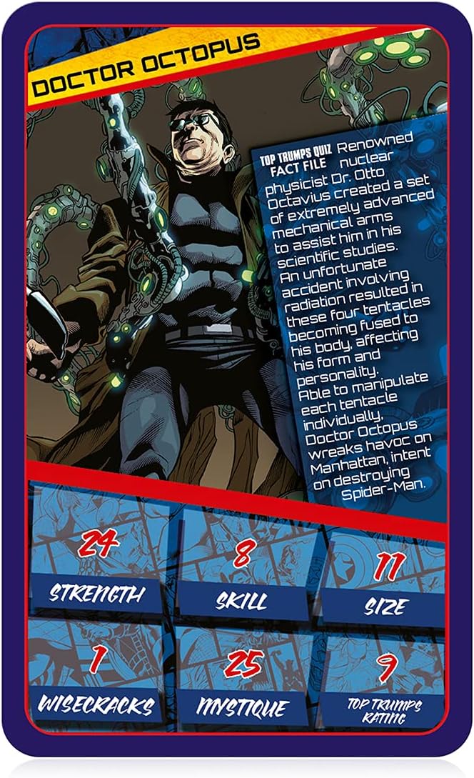 Top Trumps Marvel Universe Specials Card Game, Play with Heroes from Guardians of The Galaxy, The Avengers, and Villains Like Thanos and Carnage, Gift and Toy for Boys and Girls Aged 6 Plus