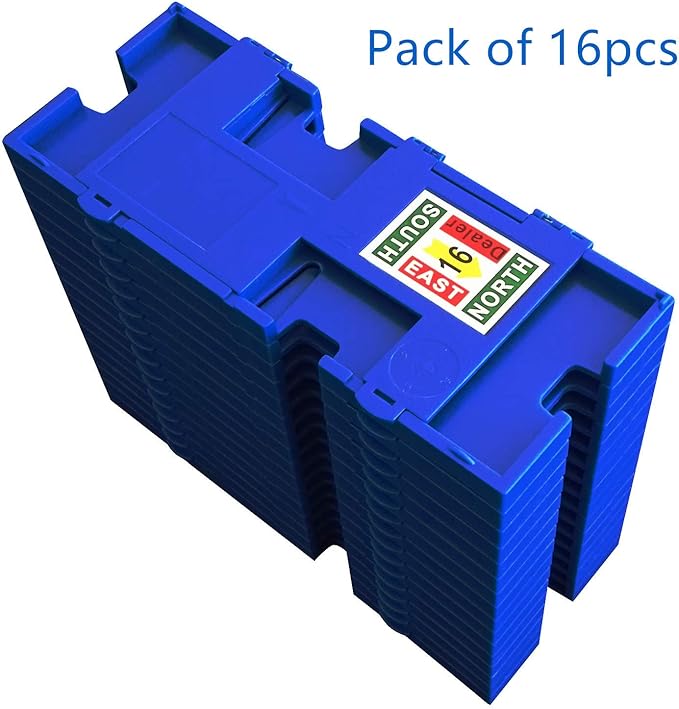TSB Duplicate Boards for Bridge Game Set of 16 PCS - Duplicate Bridge Boards for Dealing Machine - Home Bridge Cards Game Kit - Duplicate Boards for Bridge Cards