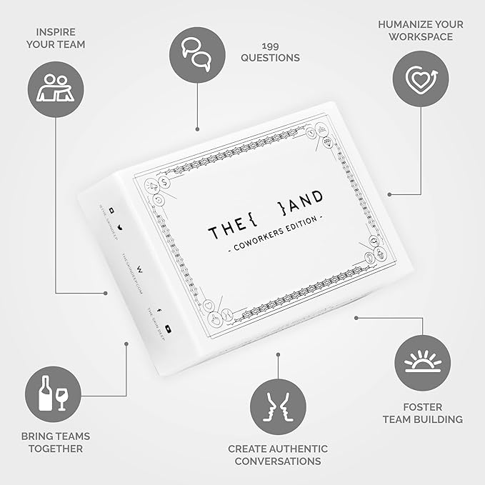 {THE AND} Coworkers and Strangers Editions Bundle - 398 Questions to Get to Know Someone - Coworker and Stranger Card Game - Ice Breaker and Team Building by The Skin Deep