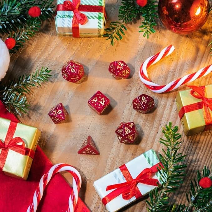 Q WORKSHOP Christmas Dice Set