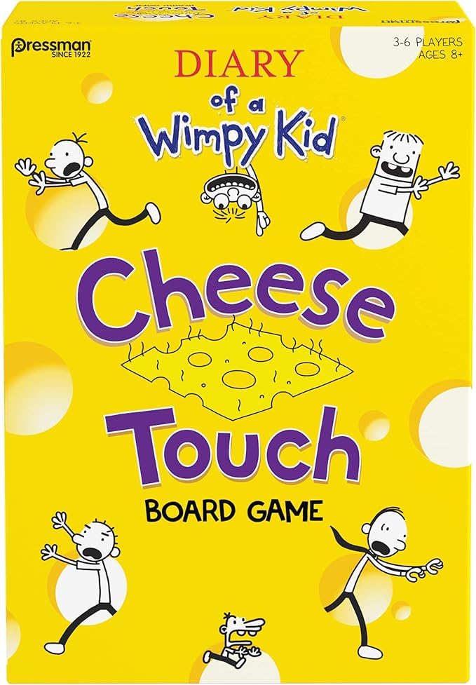 Diary of a Wimpy Kid Cheese Touch Game - Race to The Finish While Learning About Your Friends by Pressman