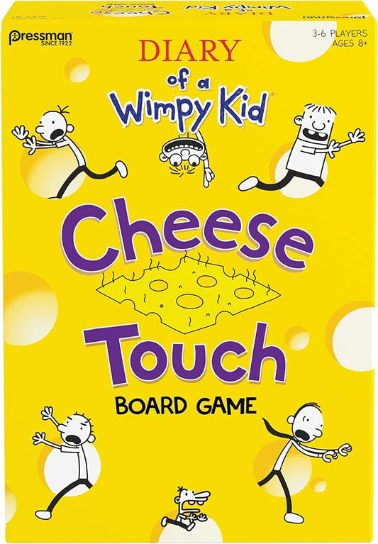 Diary of a Wimpy Kid Cheese Touch Game - Race to The Finish While Learning About Your Friends by Pressman