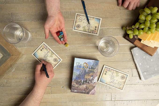 Ultra Pro Lord of The Rings: Journey to Mordor Dice Game - Great for Friends and Family Gatherings , Embark on a New Journey to Destroy The one Ring in Mount Doom