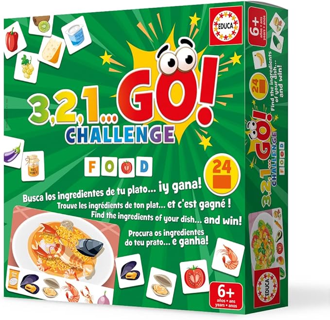 Educa 3,2,1 GO Challenge Food