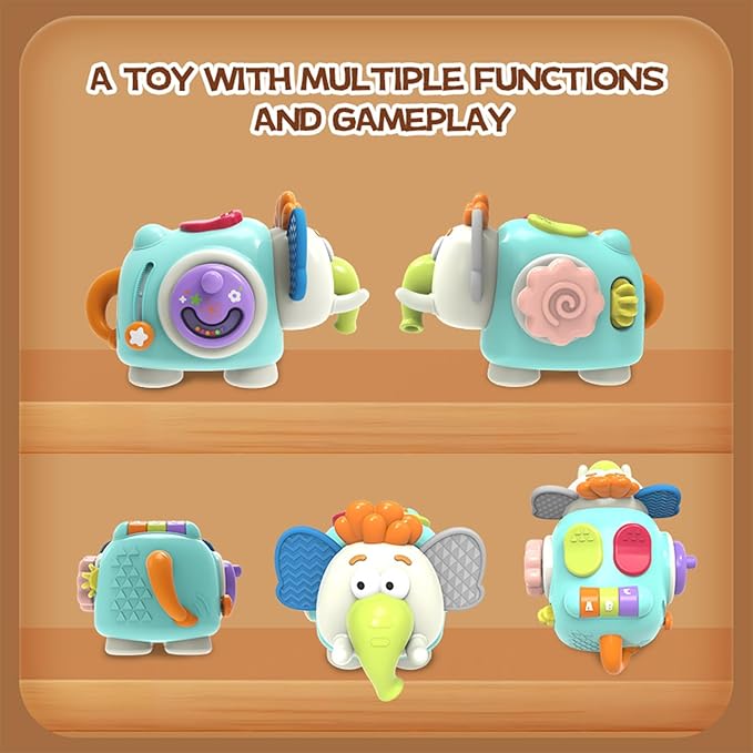 Montessori Toys for 1 Year Old, Busy Board Toddler Toys, Educational Activities Sensory Learning Toys for 12-18 Months Baby, 1 St Boy and Girl Birthday Gift