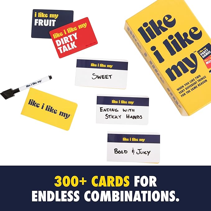 WHAT DO YOU MEME? Like I Like My — The Adult Party Game of Hilarious Comparisons - Dirty Adult Card Games for Parties Medium