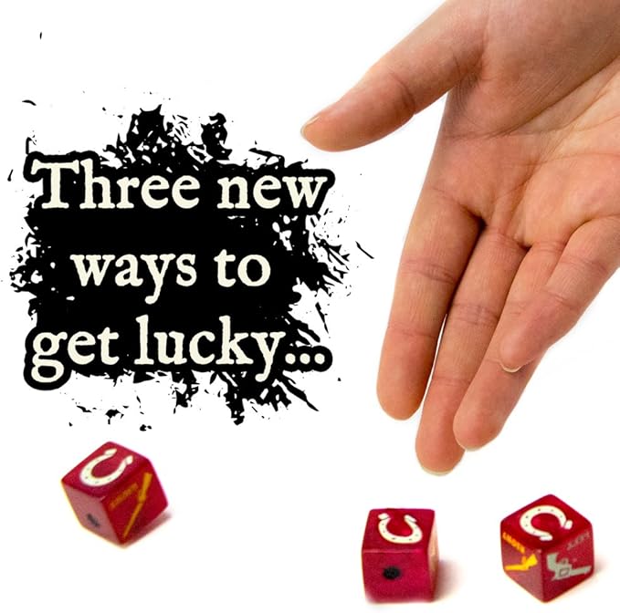 Last Chip Standing: Devil's Luck | Fast, Light & Fun Pocket Classic Family Dice Game | Includes 19mm Custom Dice, 24 Yellow Mini Chips, and Magnetic Carry Case | Travel-friendly Tabletop Board Game