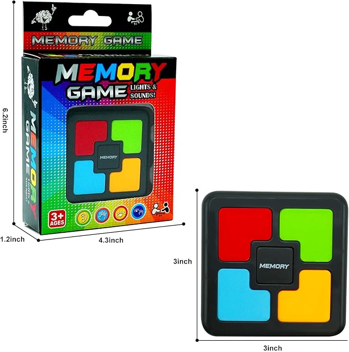 Handheld Memory Games for Kids Ages 8-12，Juegos para Niños，Toys and Games for Ages 8-13，Birthday Gifts for 8-12 Year Old Boys, Travel Games for Kids 8-12