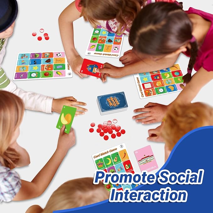 Bosctanuc Loteria Mexican Bingo, Original Spanish Playing Cards Games, Juegos De Mesa En Español para Bingo Games for Kindergarten Learning Spanish,Preschool Learning Activities,Family Board Games