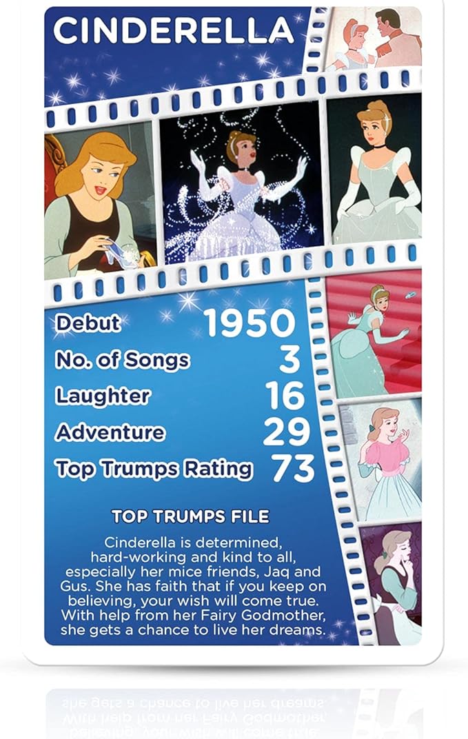 Top Trumps Disney Classics Specials Card Game, Play with Baloo, Dumbo, Alice, Bambi, Cinderella, Snow White, Timon and Pumba, Educational for 2 Plus Players Makes a Great Gift for Ages 6 Plus