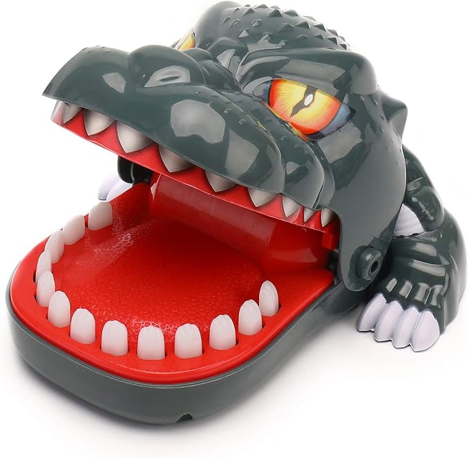 Dinosaur Dentist Games for Kids, Dinosaur Biting Finger Game Funny Toys, Ages 4 and Up