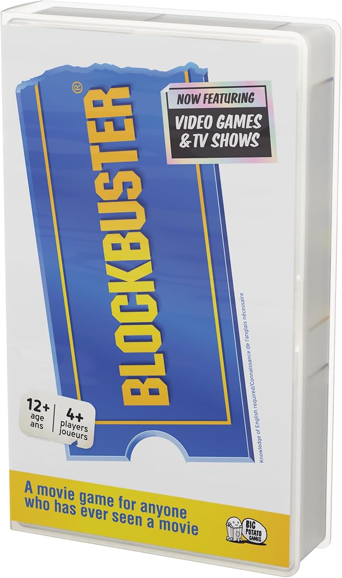 The Blockbuster Game: A Movie Party Game for The Whole Family- Now Featuring Video Games & TV Shows!