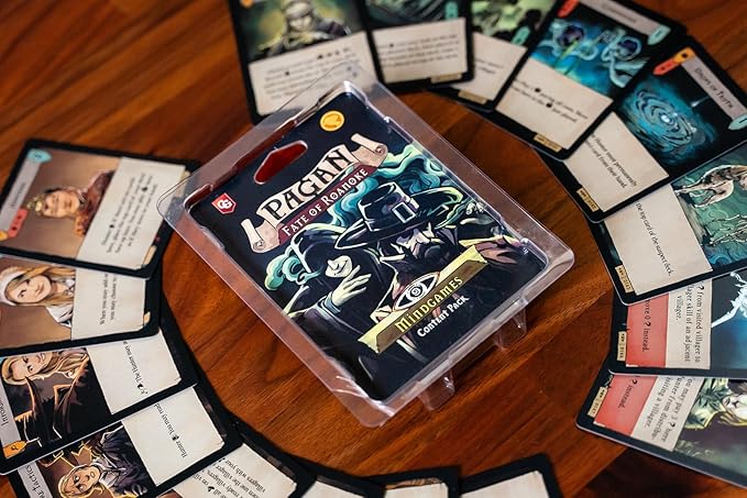 Pagan: Fate of Roanoke - Mind Games Expansion Pack, Dueling Witch & Hunter Asymmetrical Deduction Card Game Filled with Intrigue & Mystery, 2 Players, 60 Mins