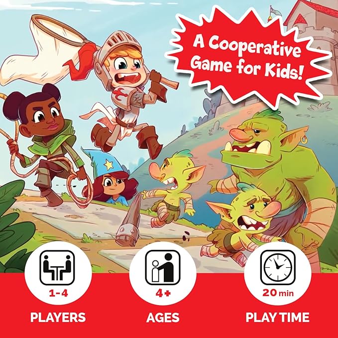 My First Castle Panic Board Game for Kids 4+ | Cooperative & Educational Fun | Teaches Strategy & Teamwork