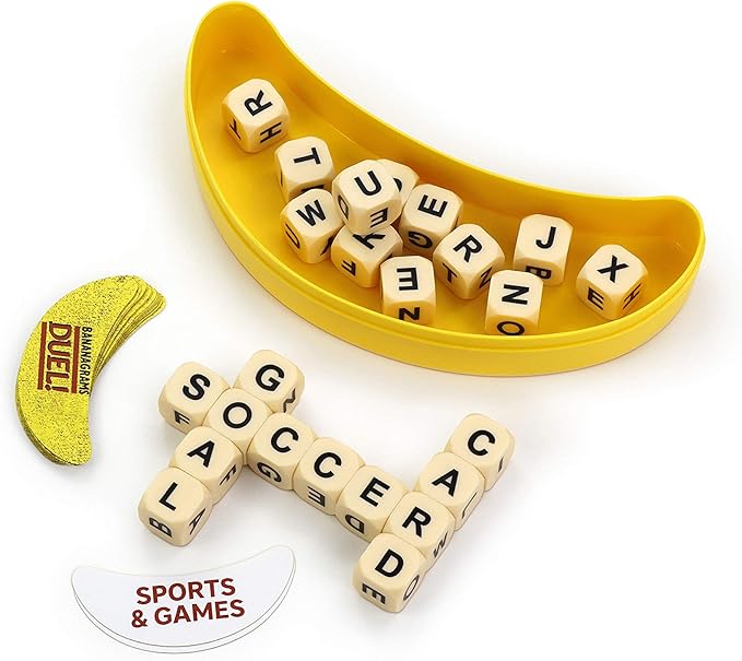 Bananagrams Duel: Ultimate 2 Player Travel Game | Small Space Word Race