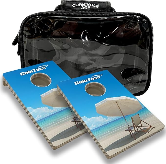 2 CoinToss Boards and Carry Case Set - Beach Chair