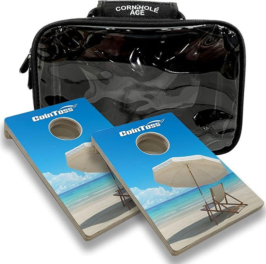 2 CoinToss Boards and Carry Case Set - Beach Chair