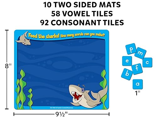Teacher Created Resources Word Shark: Short Vowels Game