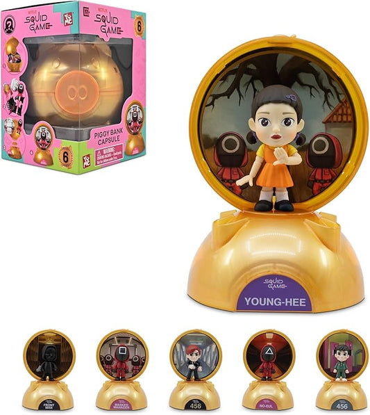 YuMe Squid Game Blind Box Capsule: Collectible Mystery Figurines, Official Netflix Merchandise, Surprise Toy Set for Fans – Ideal Holiday & Birthday Gift (1)
