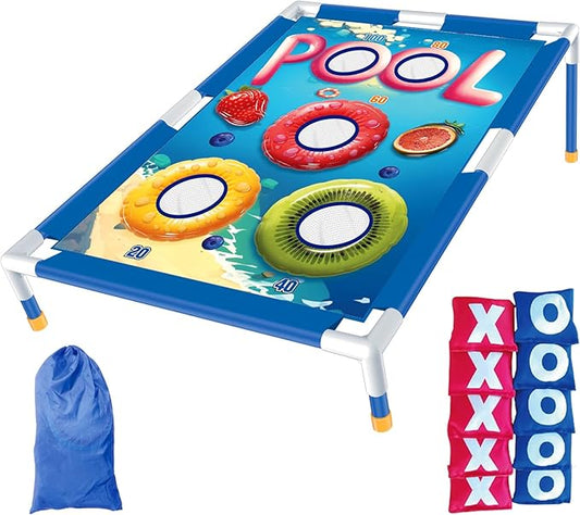 Remit Bean Bag Toss Game, Fun Outdoor Cornhole Set for Ages 3-8