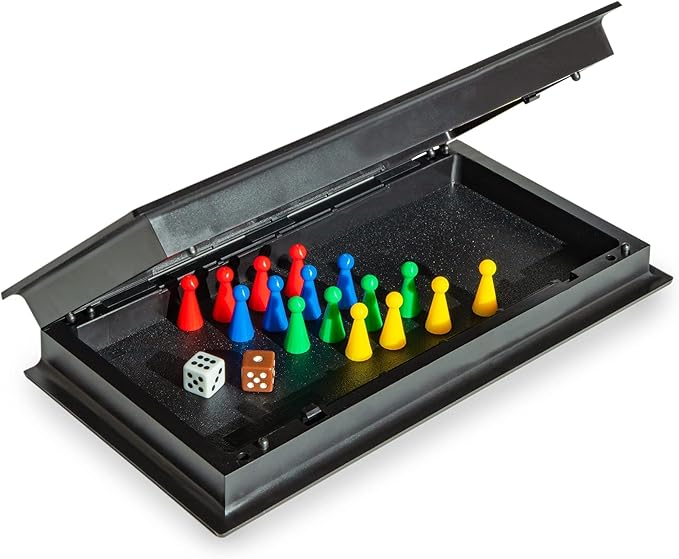 Ludo Magnetic Folding Travel Board Game Set - 9.75 Inches