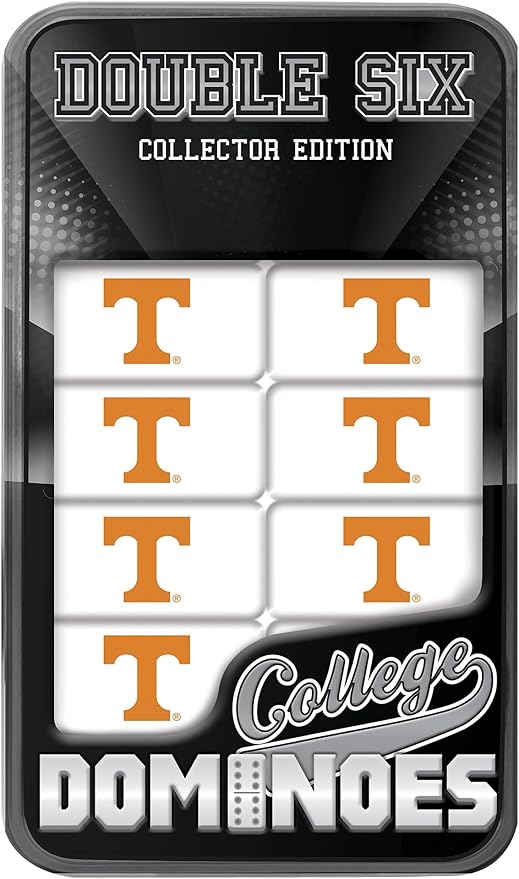 MasterPieces NCAA Collector Edition Double Six Dominoes