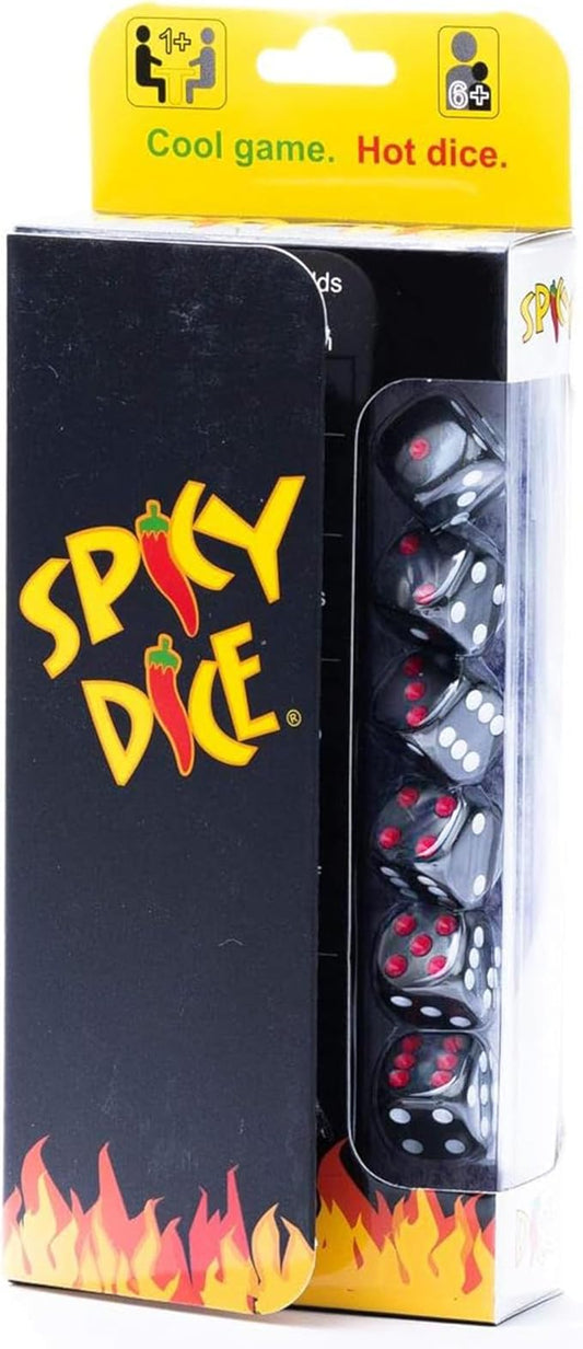 Charcoal: The Ultimate Family Dice Game – Pearlized Colored Dice with Cheat Sheet and Silkscreened Pouch for Strategic Fun and Unforgettable Game Night Excitement!