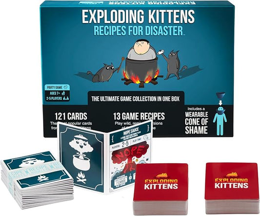 Recipes for Disaster by Exploding Kittens - 2-5 Players - Ages 7+ - 15 Minutes to Play - Deluxe High Stakes Card Game - Ideal for Party, Family Game Night, Kids and Adults