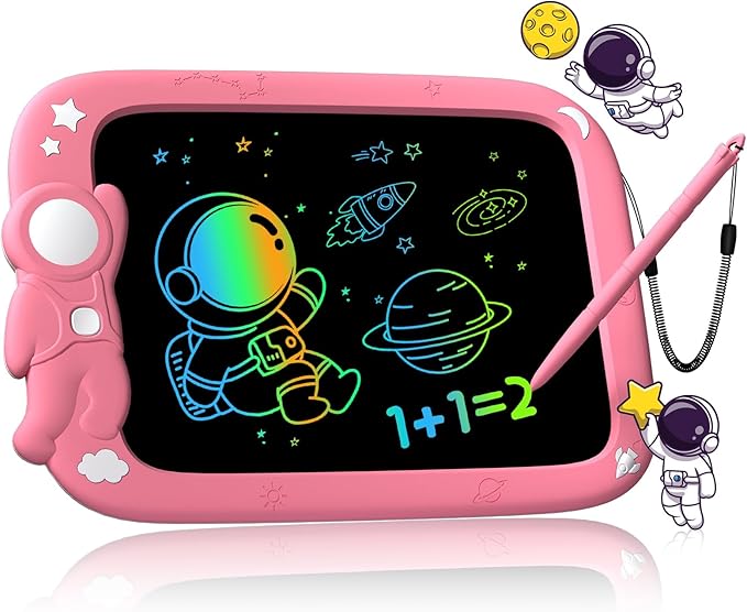 9 Inch LCD Writing Tablet for Kids Erasable Kid Drawing Pad Reusable Colorful Electronic Doodle Board for Toddler Educational and Learning Toys for Boy and Girls